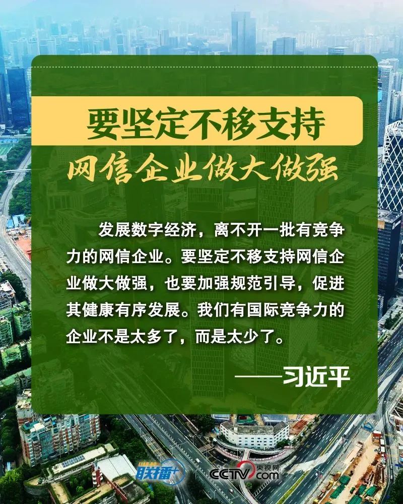 要坚定不移支持网信企业做大做强